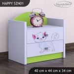 Nočna omarica Happy babies Mucka 12 SZN1